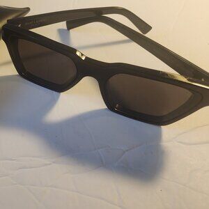 SAINT LAURENT PARIS CALISTA  SL633 001 57 17 - 145 M  PREOWN MEN BLACK SUNGASSES